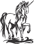 Unicorn Decal 26